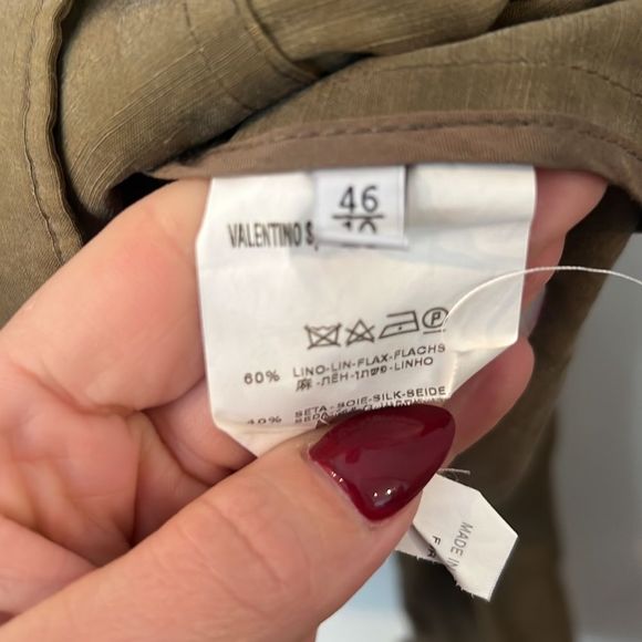 VALENTINO ROMA linen blazer coat - Picture 4 of 5